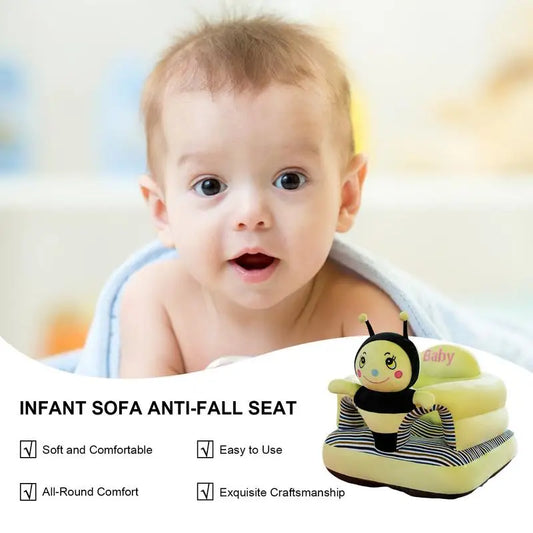 Siège Enfant en Forme d'Animal – Canapé Peluche Sol pour Bébé et Tout-Petit