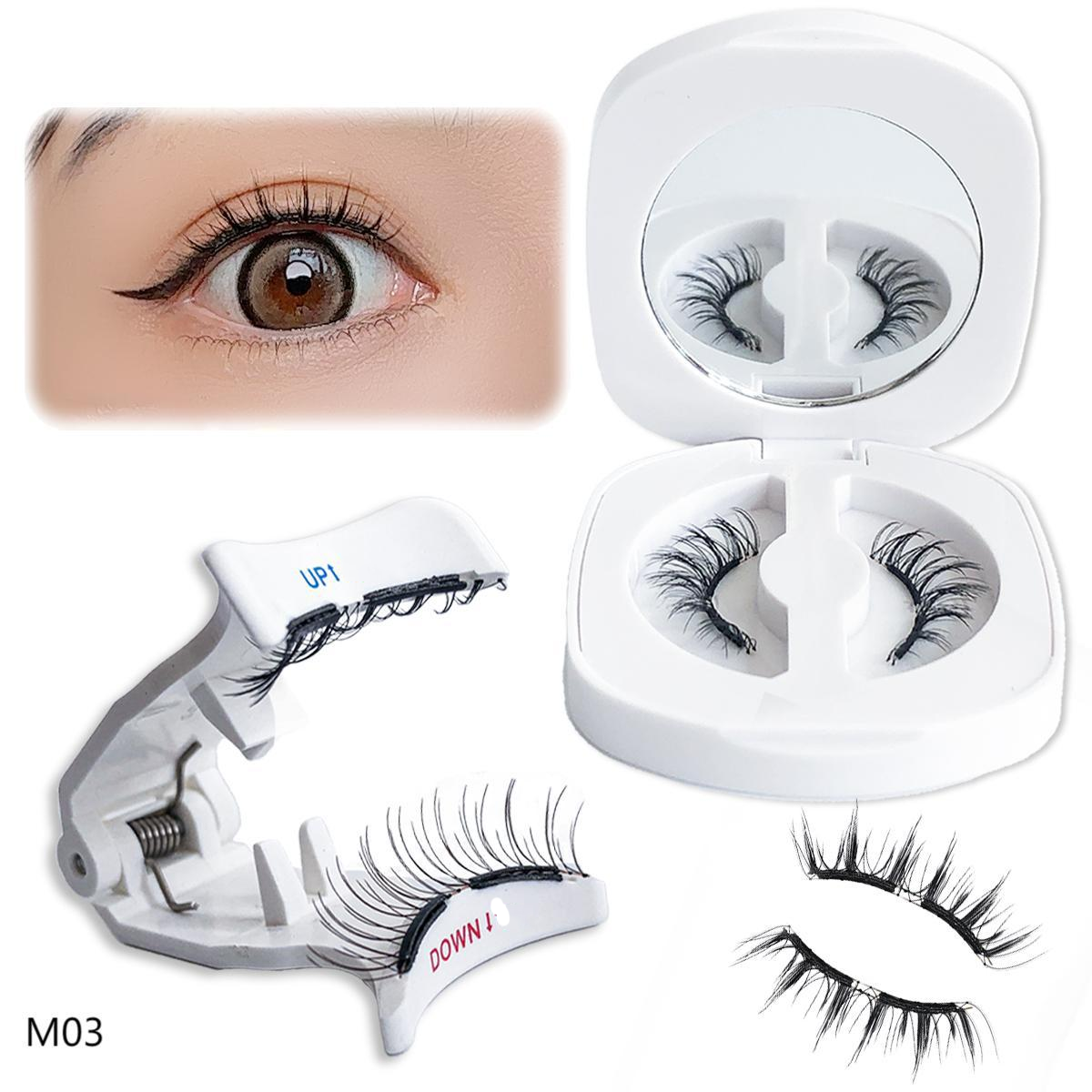 Faux Cils Magnétiques Sans Colle – Simulation Naturelle, Volume & Courbe Parfaite