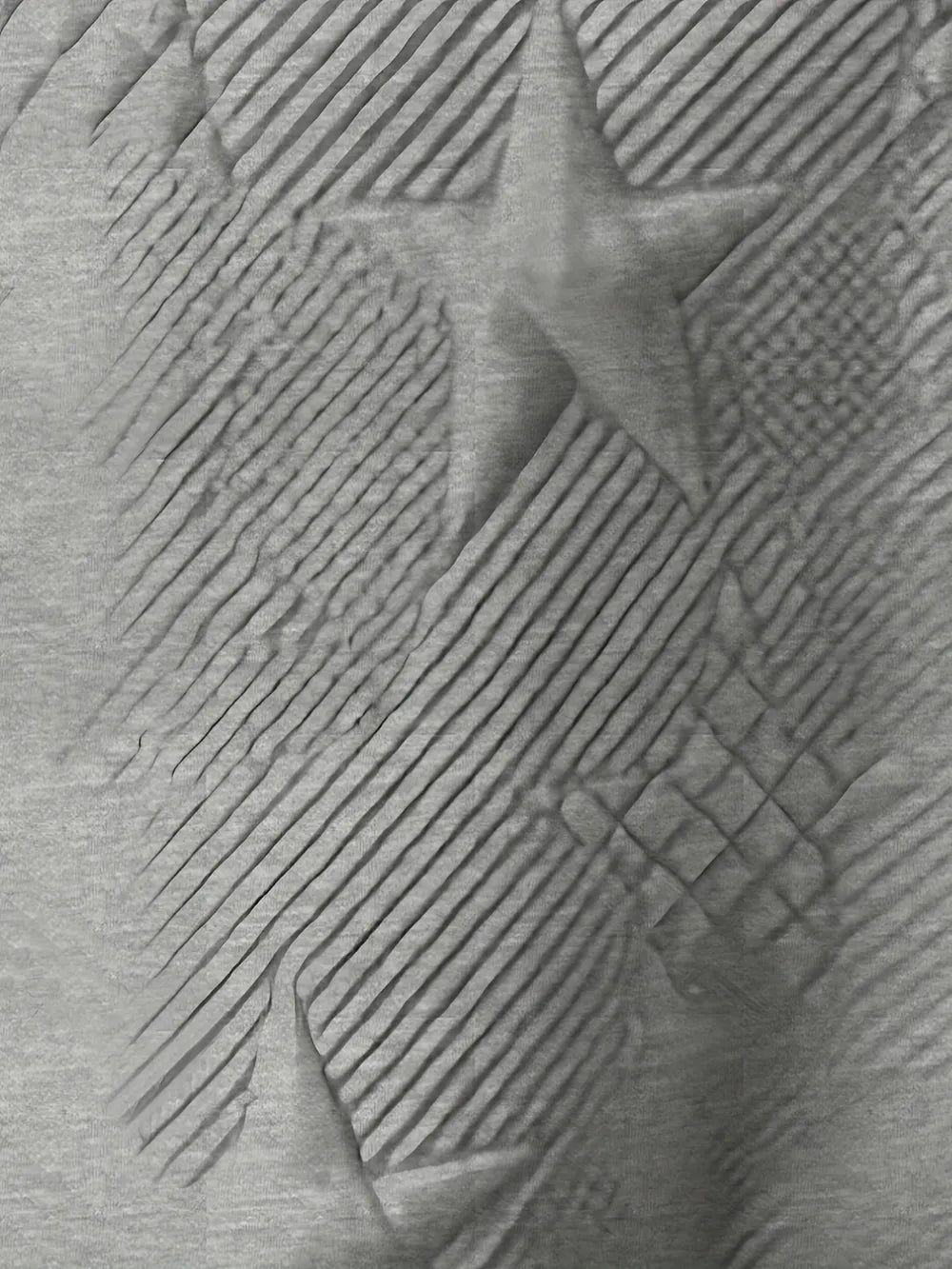 Sweat à capuche femme – Motif étoile texturé | Grande taille