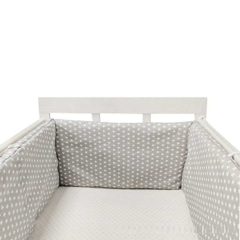Baby Four Seasons Bed Guard Rail Baby Children's Anti-Fall Cotton Bed Guard Rail Cotton Baby Bed Protective Guard Rail
