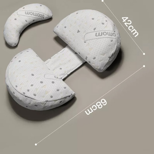 Oreiller de Grossesse en U – Soutien Lombaire, Coussin de Maternité pour Dormir sur le Côté