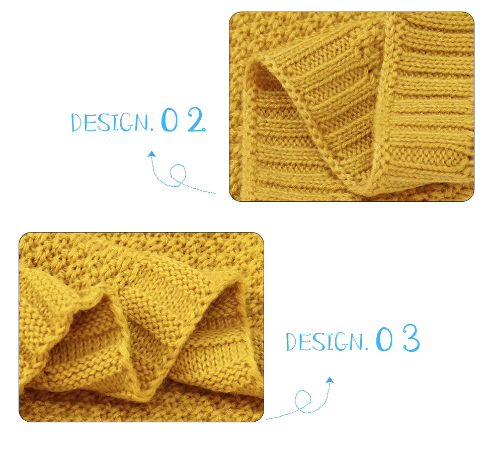 Couverture bébé tricotée