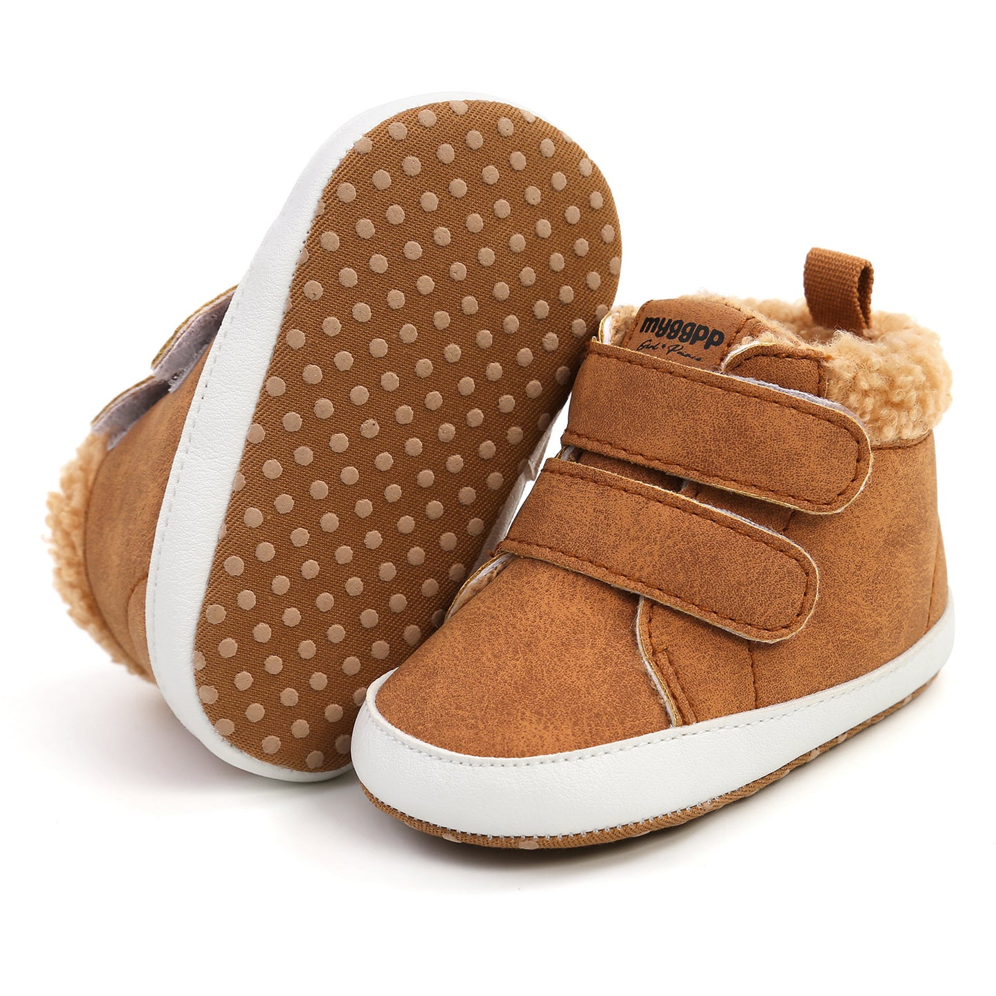 Chaussures montantes pour bébé, automne-hiver,