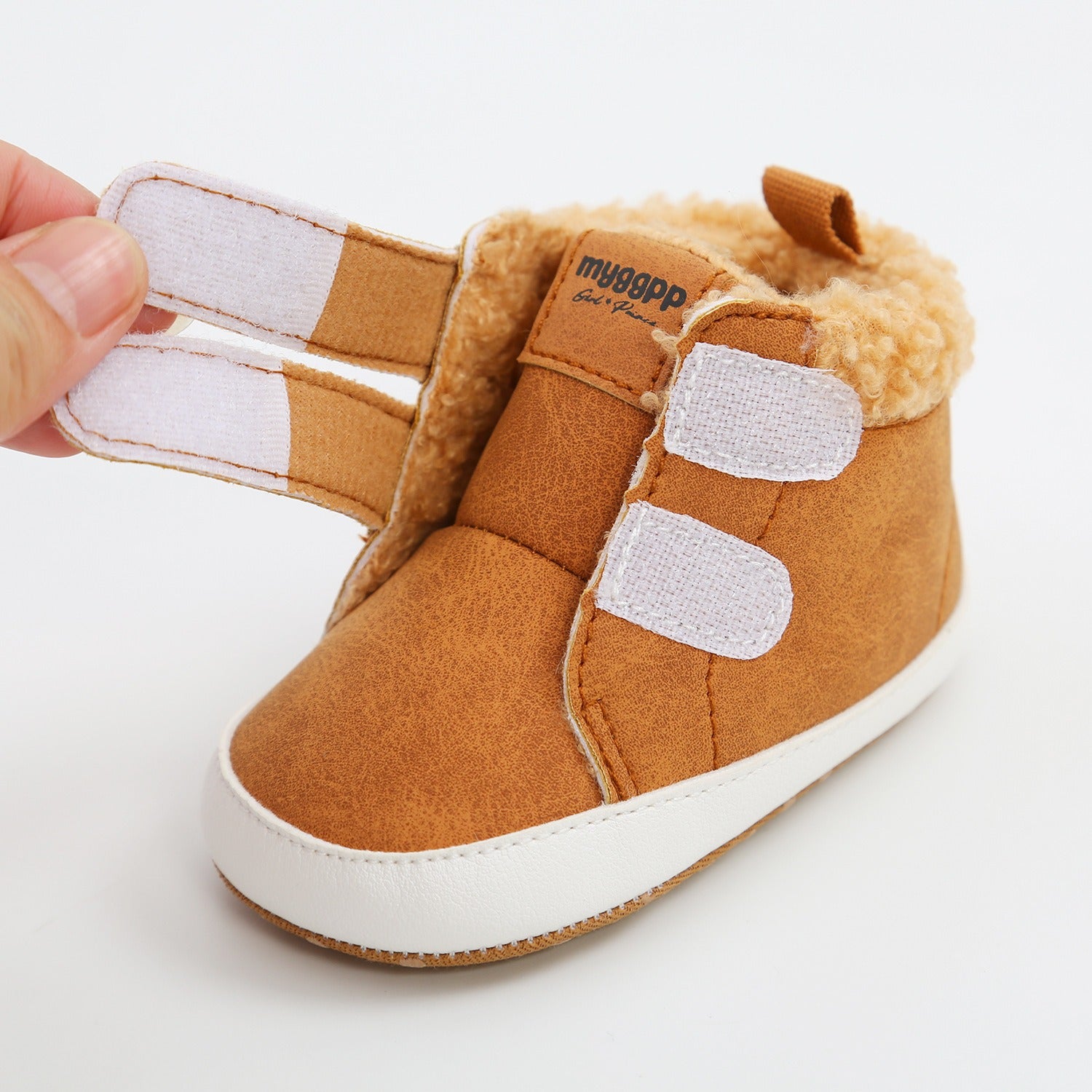 Chaussures montantes pour bébé, automne-hiver,
