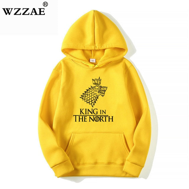 Sweat à capuche unisexe style Hip Hop – Motif loup streetwear