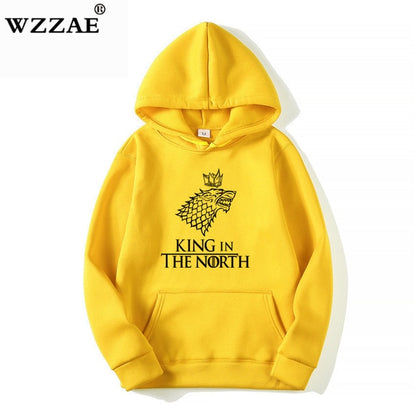 Sweat à capuche unisexe style Hip Hop – Motif loup streetwear