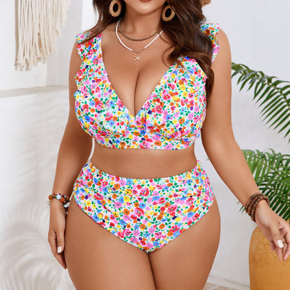 Maillot de bain une pièce à imprimé floral