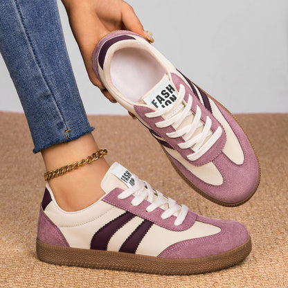 Chaussures Casual Femme – Semelle Souple Légère, Lacets, 5 Coloris