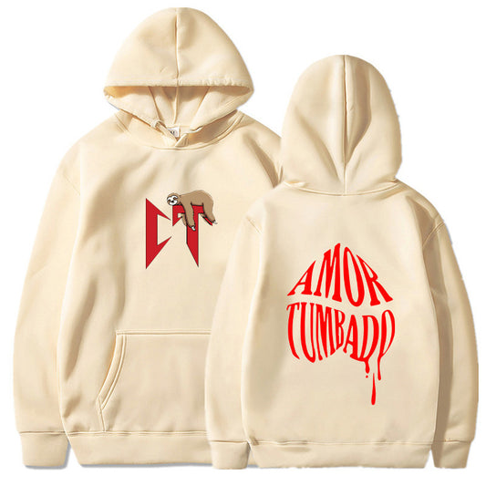 Sweat à capuche unisexe manches longues – Style sport & casual