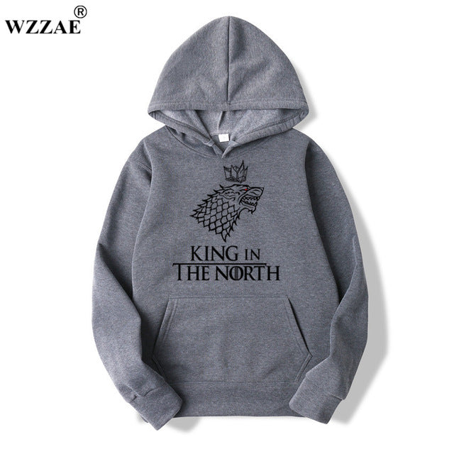 Sweat à capuche unisexe style Hip Hop – Motif loup streetwear