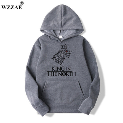 Sweat à capuche unisexe style Hip Hop – Motif loup streetwear