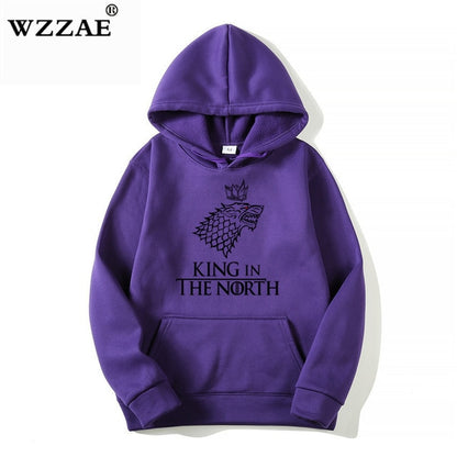 Sweat à capuche unisexe style Hip Hop – Motif loup streetwear
