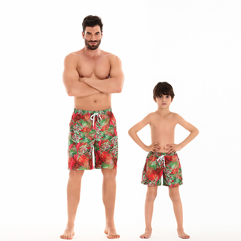 Ensemble de maillots de bain assortis famille – Mère/Fille & Père/Fils