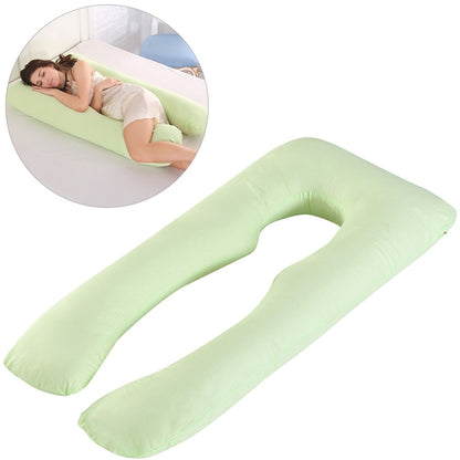 Oreiller de grossesse en U – Coussin intégral pour femmes enceintes, soutien latéral et confort maternité
