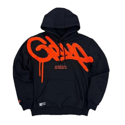 Hoodie Hip Hop Streetwear à Broderie — Coupe Oversize Unisexe