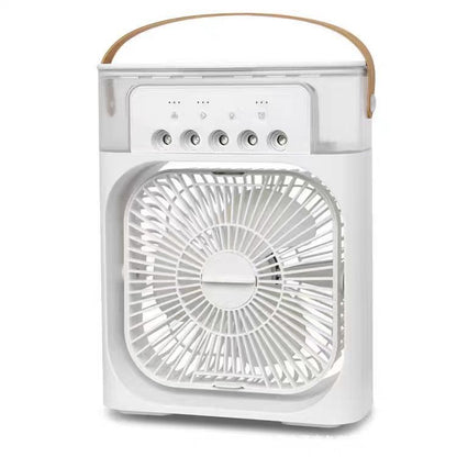 Ventilateur Brumisateur 3-en-1 — Fraîcheur Instantanée & Portable