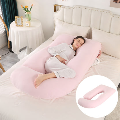Oreiller de Grossesse en Forme de J – Soutien Lombaire & Latéral pour Femme Enceinte