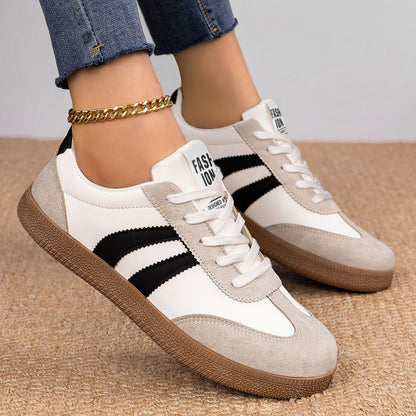 Chaussures Casual Femme – Semelle Souple Légère, Lacets, 5 Coloris