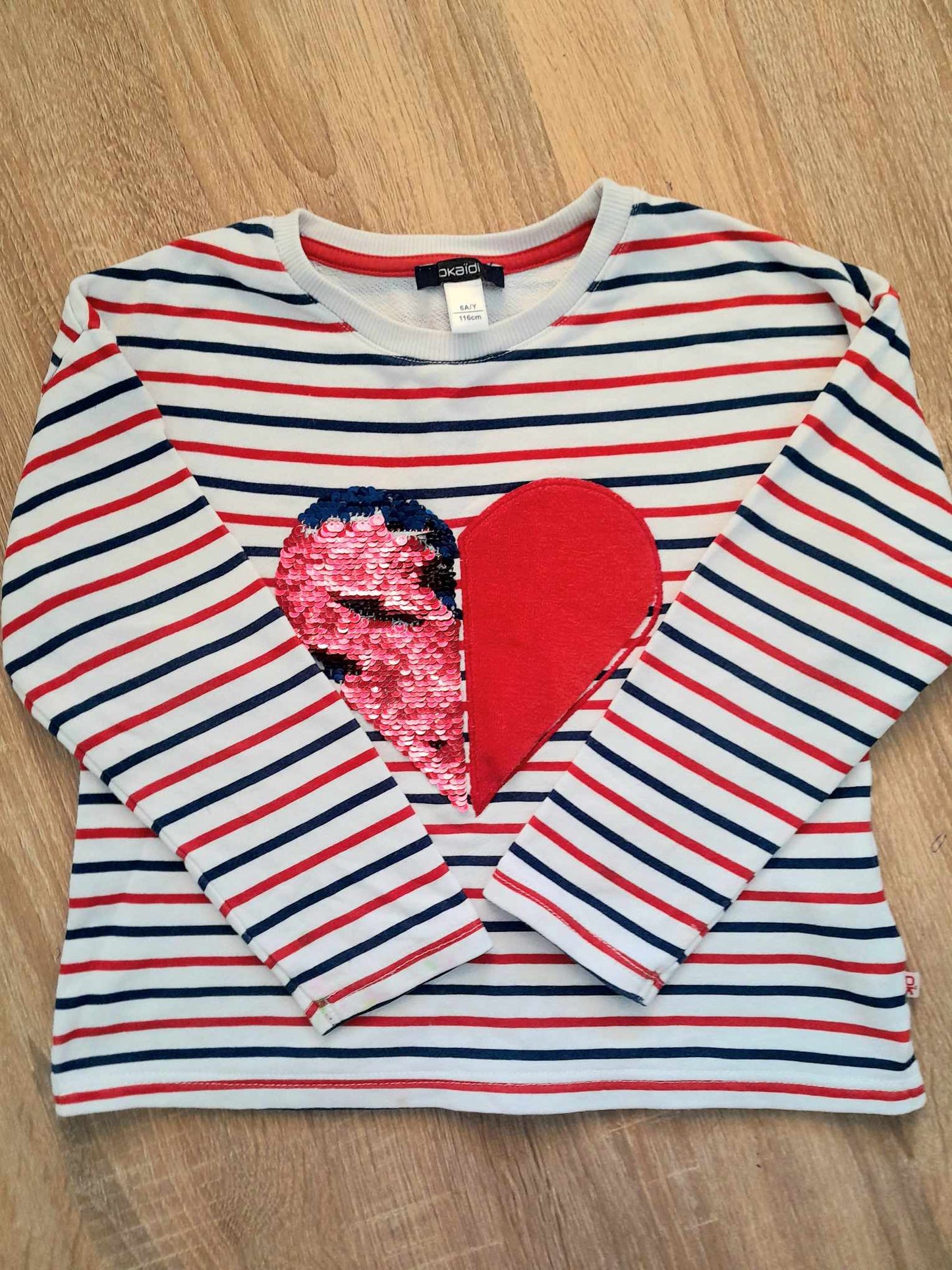 T-SHIRT longue manche OKAÏDI 6 ans