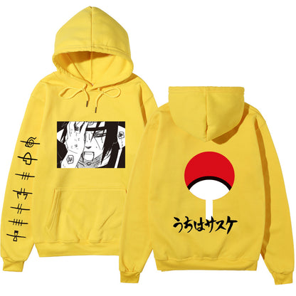 Sweat à capuche Naruto – Uchiha Sasuke | Unisexe Casual