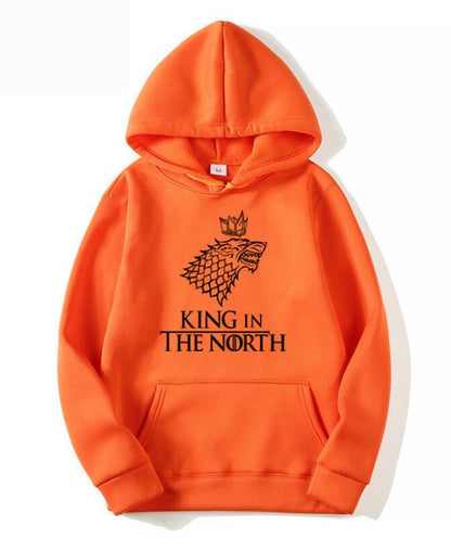 Sweat à capuche unisexe style Hip Hop – Motif loup streetwear