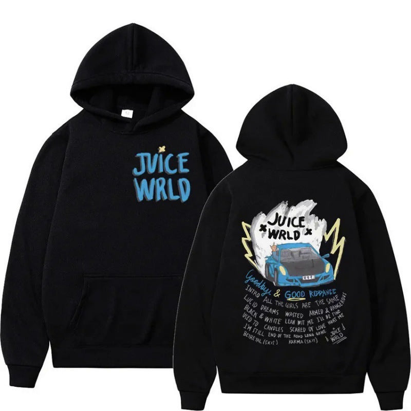 Sweat à Capuche Anime Unisexe – Imprimé Rétro Style Hip-Hop Homme & Femme