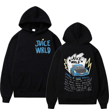 Sweat à Capuche Anime Unisexe – Imprimé Rétro Style Hip-Hop Homme & Femme