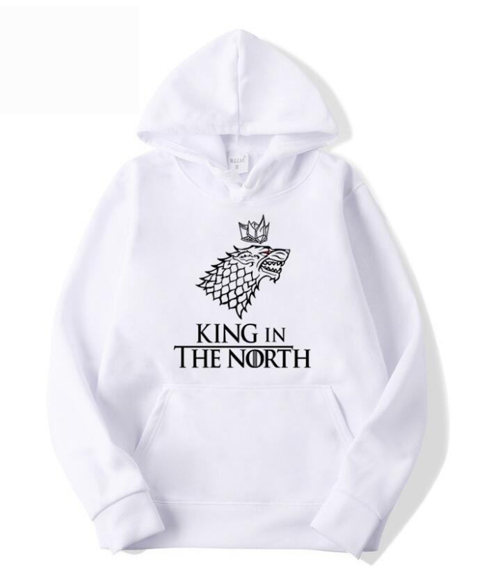 Sweat à capuche unisexe style Hip Hop – Motif loup streetwear