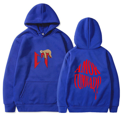 Sweat à capuche unisexe manches longues – Style sport & casual