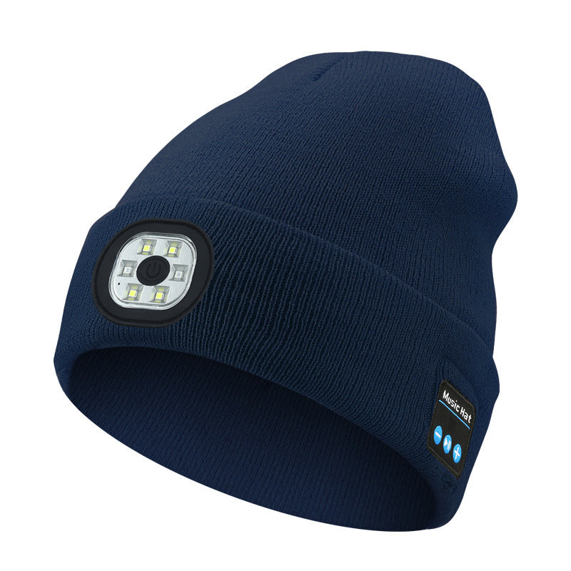 Bonnet Chauffant LED Bluetooth 5.4 – Rechargeable USB, 3 Niveaux de Luminosité