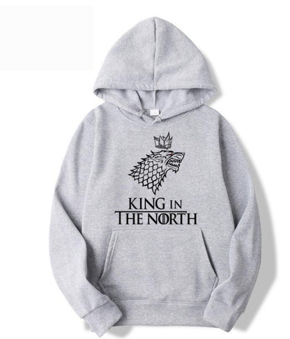 Sweat à capuche unisexe style Hip Hop – Motif loup streetwear