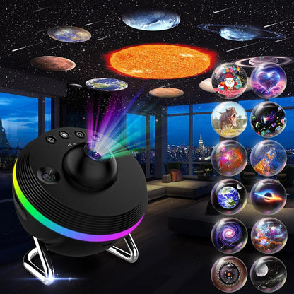 Lampe de Projection Météore Dynamique – Projecteur d'Étoiles Galaxie Ciel Étoilé Ambiance Chambre