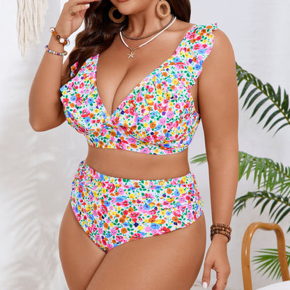 Maillot de bain une pièce à imprimé floral
