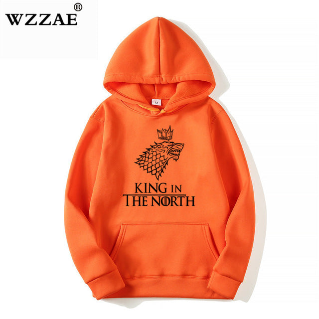 Sweat à capuche unisexe style Hip Hop – Motif loup streetwear