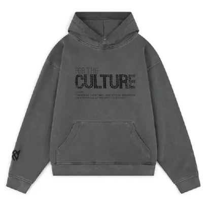 Sweat col rond strass & broderie – Style Y2K | Coupe ample & chaud
