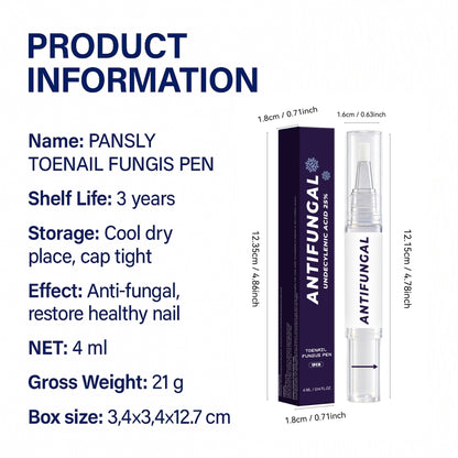 Stylo Réparateur Anti-Mycose des Ongles – Traitement à l'Acide Undécylénique 4ml