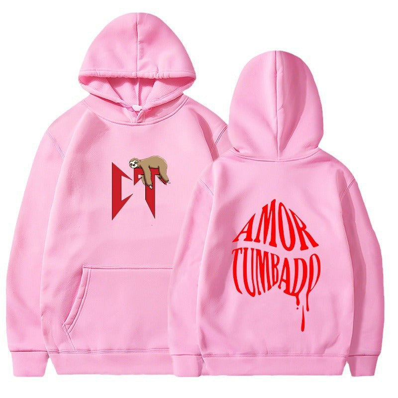 Sweat à capuche unisexe manches longues – Style sport & casual
