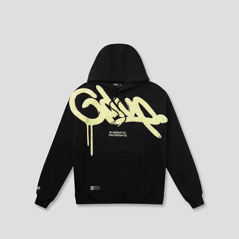 Hoodie Hip Hop Streetwear à Broderie — Coupe Oversize Unisexe