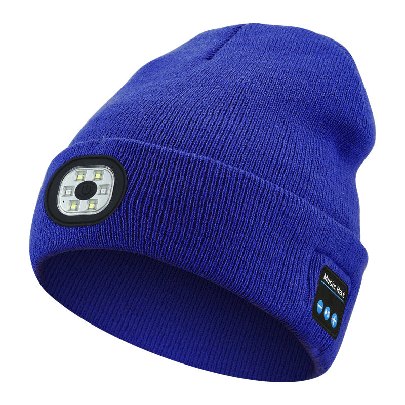 Bonnet Chauffant LED Bluetooth 5.4 – Rechargeable USB, 3 Niveaux de Luminosité