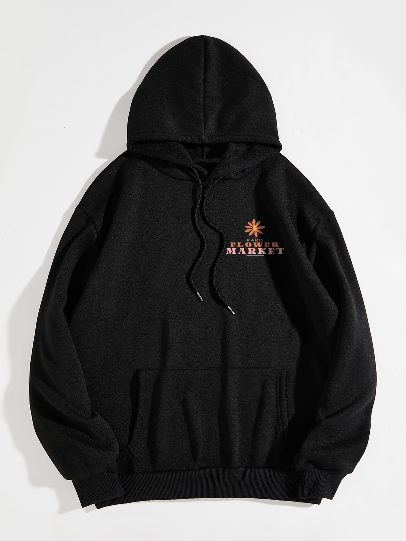 Sweat à Capuche Fleuri Oversize – Confort & Style