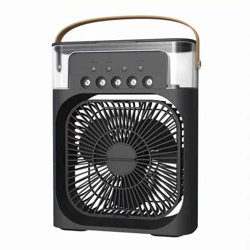 Ventilateur Brumisateur 3-en-1 — Fraîcheur Instantanée & Portable
