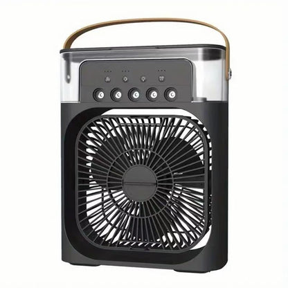 Ventilateur Brumisateur 3-en-1 — Fraîcheur Instantanée & Portable