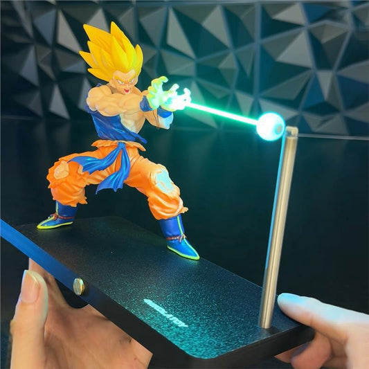 Dragon Ball Night Light - Kamehameha Goku, Magnetic Rotating Ambient Light