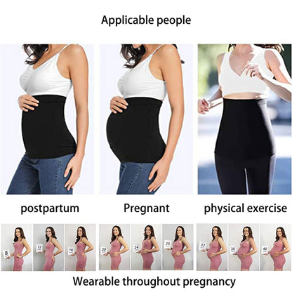 Seamless Maternity Belt – Non-Slip Silicone Abdominal Support, Pant Extender