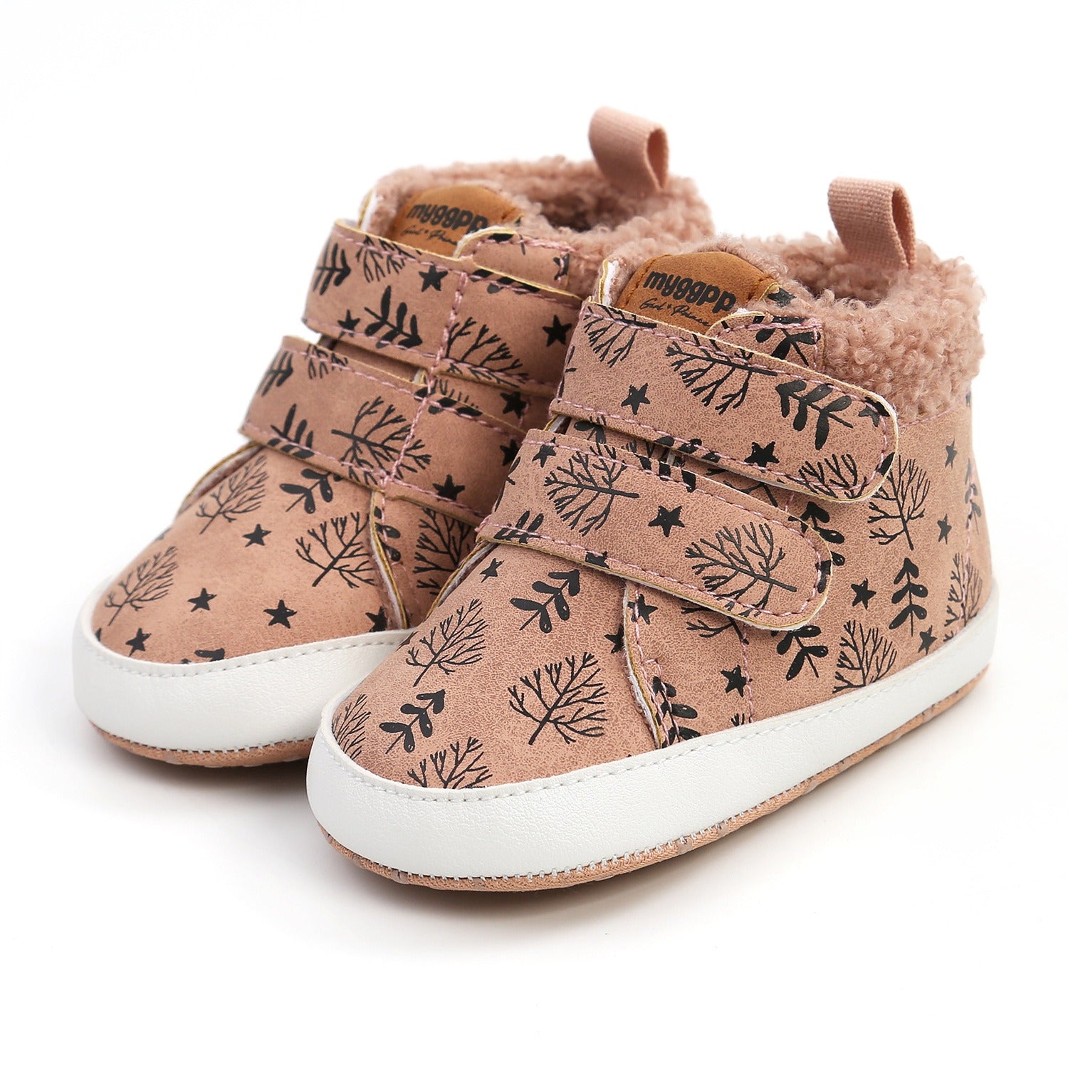 Chaussures montantes pour bébé, automne-hiver,