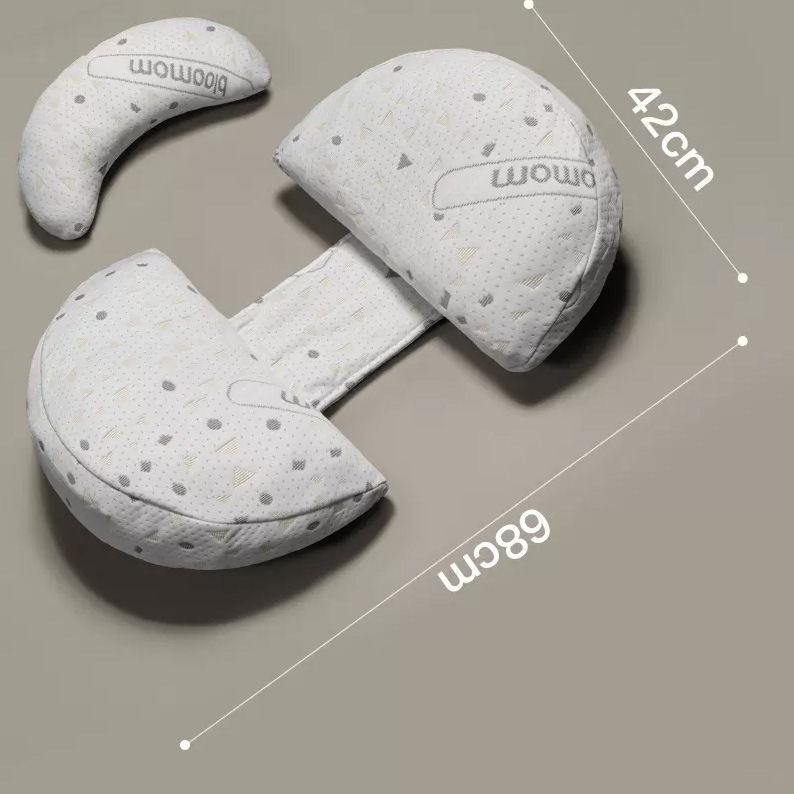 Oreiller de Grossesse en U – Soutien Lombaire, Coussin de Maternité pour Dormir sur le Côté