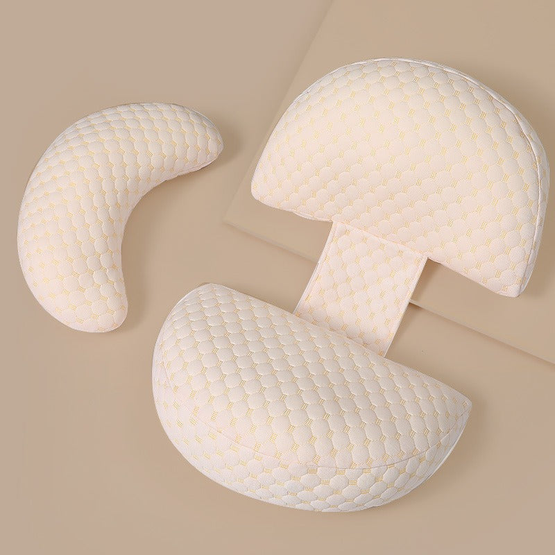 Oreiller de Grossesse en U – Soutien Lombaire, Coussin de Maternité pour Dormir sur le Côté