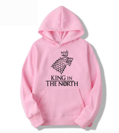 Sweat à capuche unisexe style Hip Hop – Motif loup streetwear