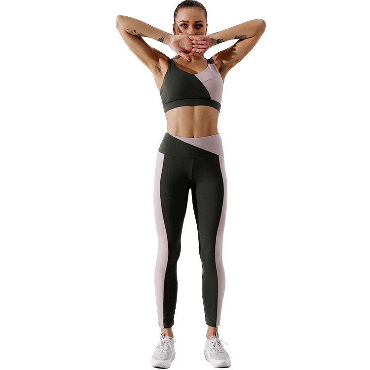 Ensemble Sport Femme 2 Pièces – Legging & Top Anti-Cellulite