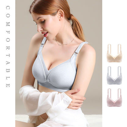 Soutien-Gorge d'Allaitement Sans Coutures – Ouverture Frontale, Doublure Coton, Grande Taille